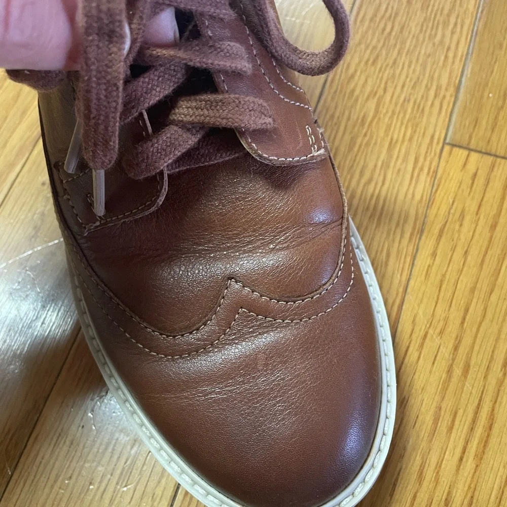 Hush‎ puppies, Men's Brown Leather oxfords size 7